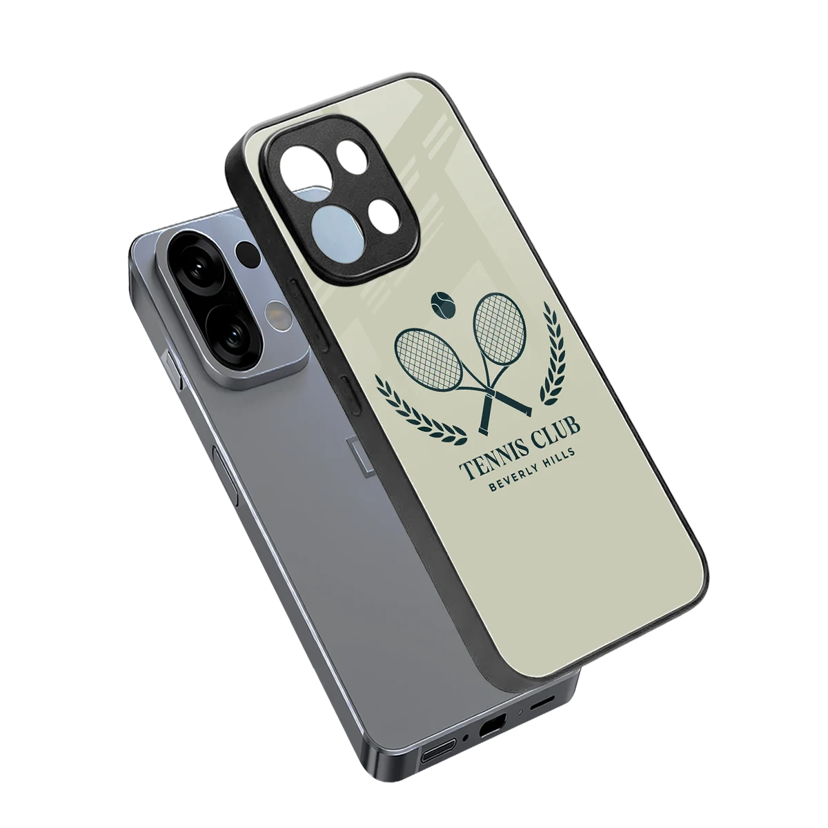 Tennis Club BH sleek oppo k13 5g cover with tempered glass back and TPU edges