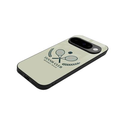 Tennis Club BH stylish phone case for google pixel 10 | glossy glass and slim fit