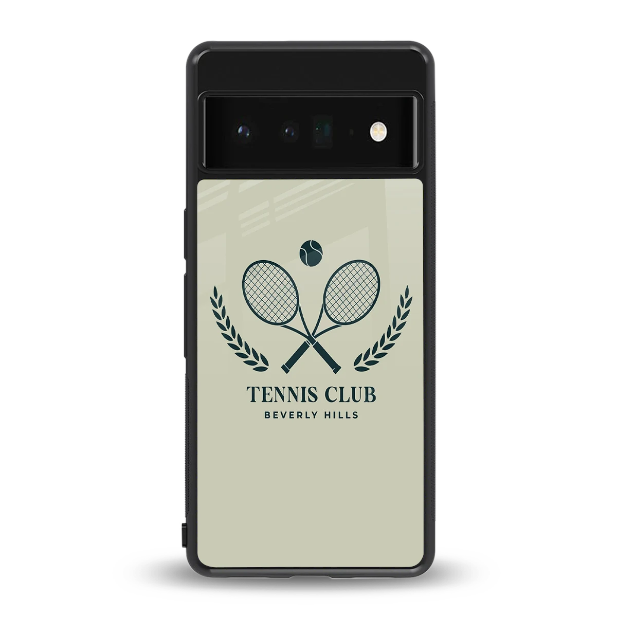 Tennis Club BH back phone cover | glass case for google pixel 6 pro