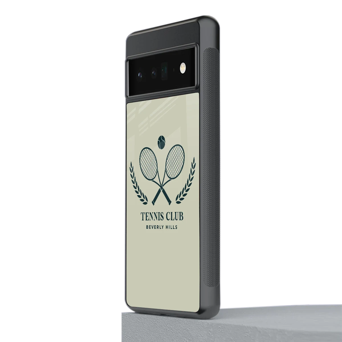 Tennis Club BH stylish phone case for google pixel 6 pro | glossy glass and slim fit