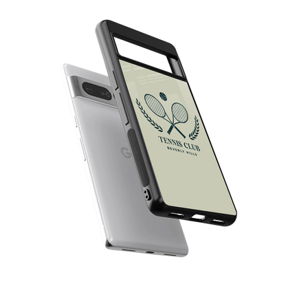 Tennis Club BH sleek google pixel 7 pro cover with tempered glass back and TPU edges