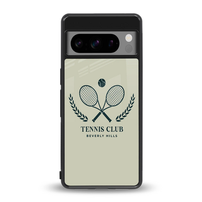 Tennis Club BH back phone cover | glass case for google pixel 8 pro