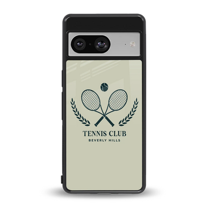 Tennis Club BH back phone cover | glass case for google pixel 8