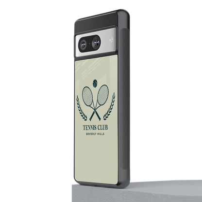 Tennis Club BH stylish phone case for google pixel 8 | glossy glass and slim fit