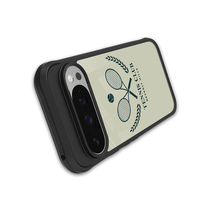 Tennis Club BH stylish phone case for google pixel 9 pro xl | glossy glass and slim fit