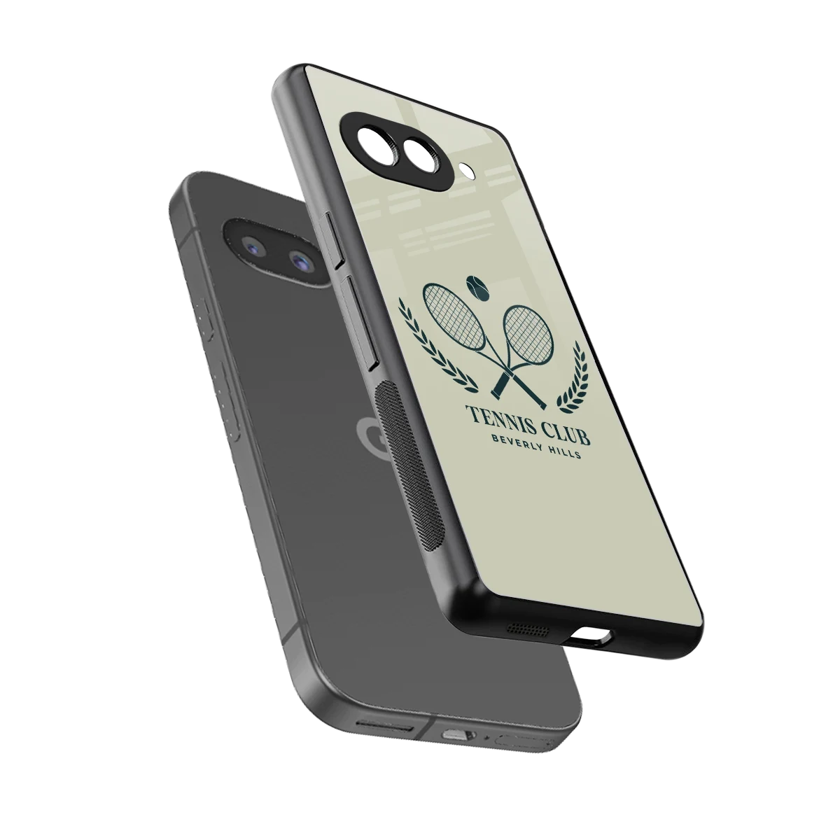 Tennis Club BH sleek google pixel 10a cover with tempered glass back and TPU edges