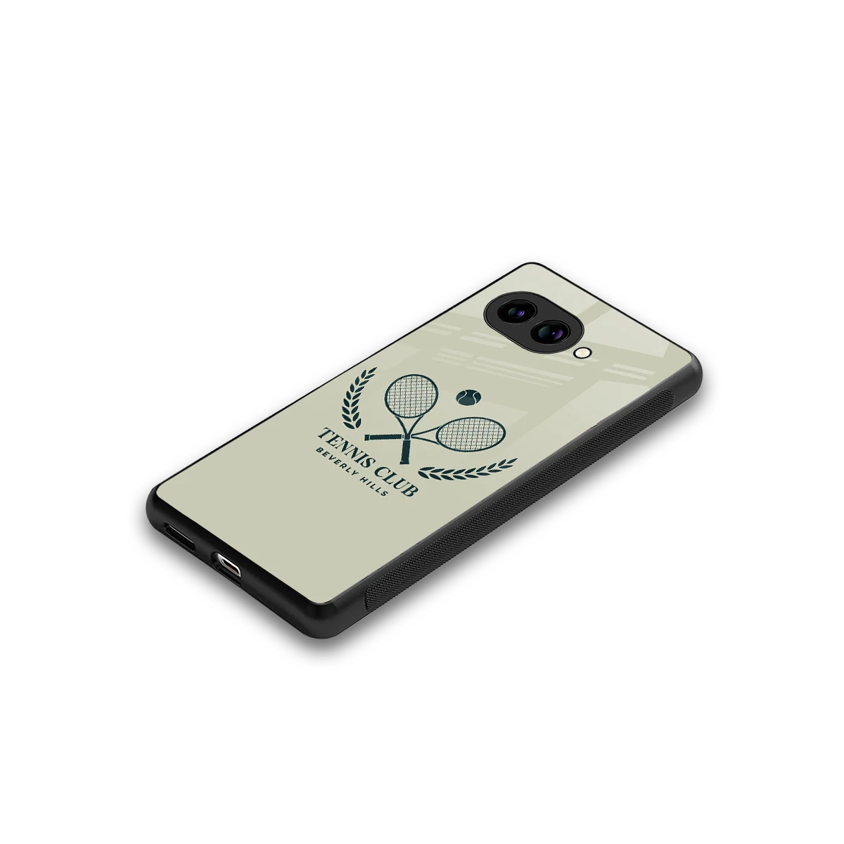 Tennis Club BH stylish phone case for google pixel 10a | glossy glass and slim fit