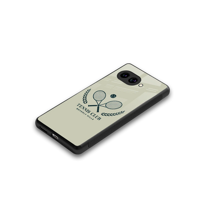 Tennis Club BH stylish phone case for google pixel 10a | glossy glass and slim fit