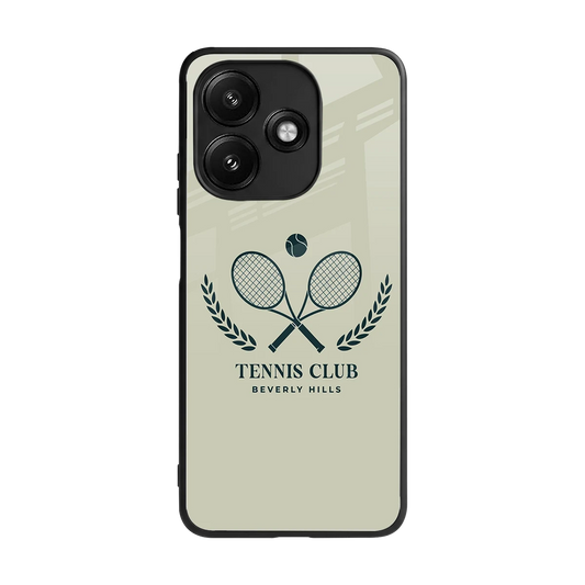 Tennis Club BH back phone cover | glass case for redmi 12 5g
