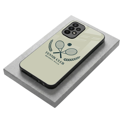 Tennis Club BH stylish phone case for samsung galaxy a23 | glossy glass and slim fit