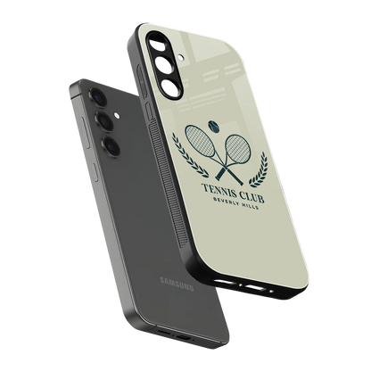 Tennis Club BH sleek samsung galaxy a14 5g cover with tempered glass back and TPU edges
