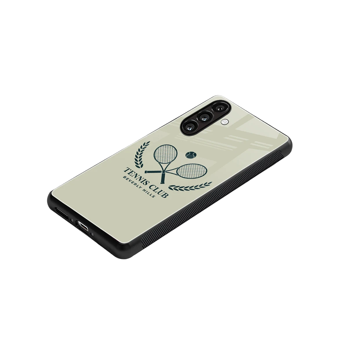Tennis Club BH stylish phone case for samsung galaxy a17 5g | glossy glass and slim fit