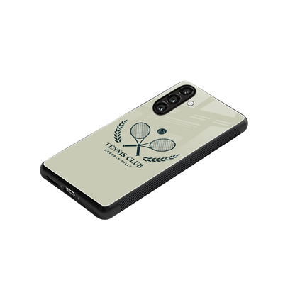 Tennis Club BH stylish phone case for samsung galaxy a17 5g | glossy glass and slim fit