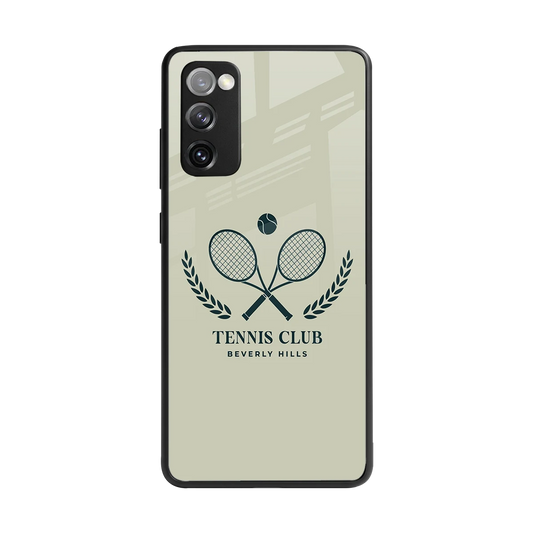 Tennis Club BH back phone cover | glass case for samsung galaxy s20 fe