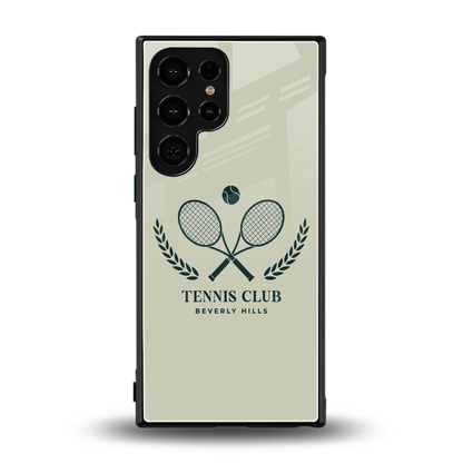 Tennis Club BH back phone cover | glass case for samsung galaxy s24 ultra