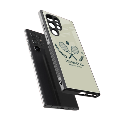 Tennis Club BH sleek samsung galaxy s24 ultra cover with tempered glass back and TPU edges
