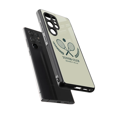 Tennis Club BH sleek samsung galaxy s25 ultra cover with tempered glass back and TPU edges