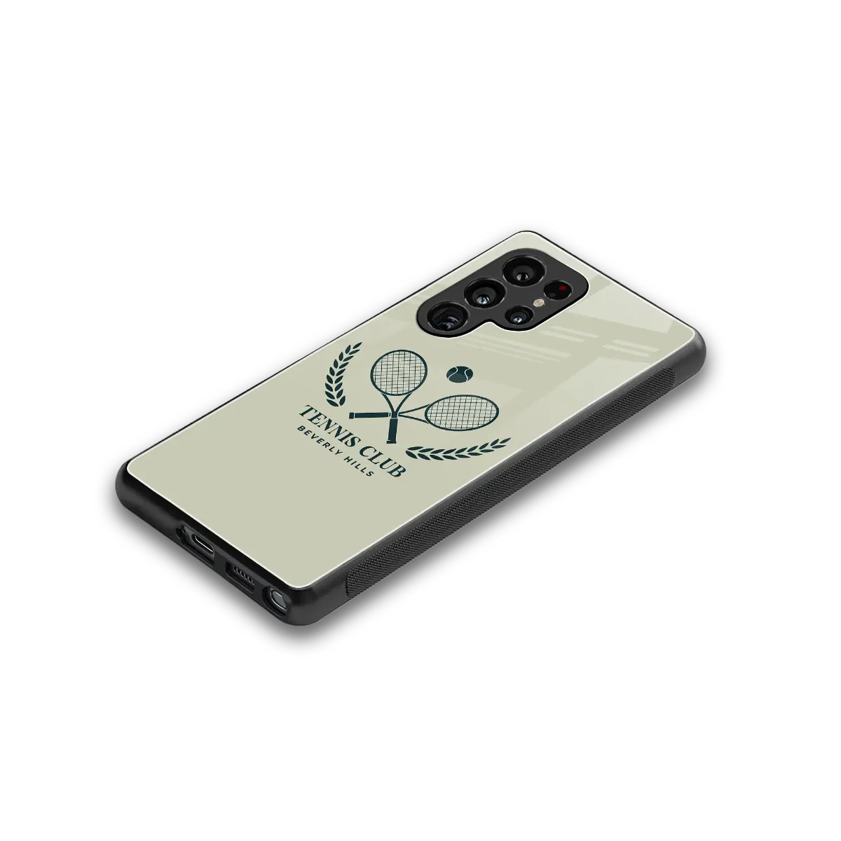 Tennis Club BH stylish phone case for samsung galaxy s25 ultra | glossy glass and slim fit