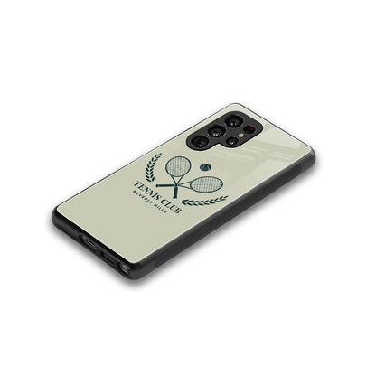 Tennis Club BH stylish phone case for samsung galaxy s25 ultra | glossy glass and slim fit