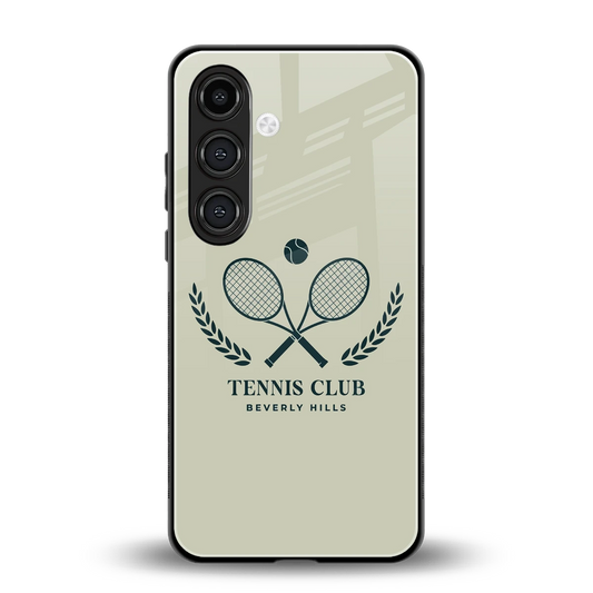 Tennis Club BH back phone cover | glass case for samsung galaxy s25