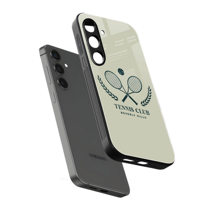 Tennis Club BH sleek samsung galaxy s23 cover with tempered glass back and TPU edges