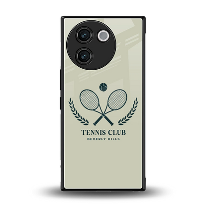 Tennis Club BH back phone cover | glass case for vivo v30e