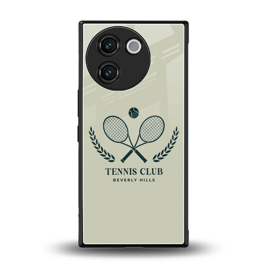 Tennis Club BH back phone cover | glass case for vivo v30e