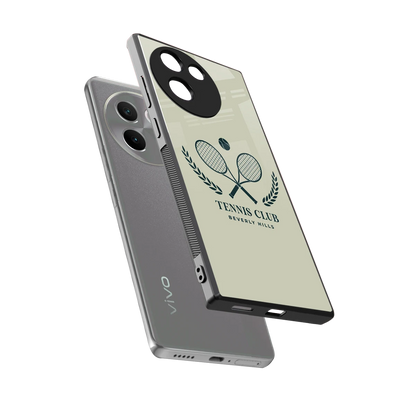 Tennis Club BH sleek vivo v30e cover with tempered glass back and TPU edges
