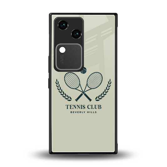 Tennis Club BH back phone cover | glass case for vivo v30