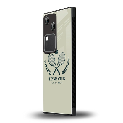 Tennis Club BH vivo v30 mobile cover | shockproof glass phone case