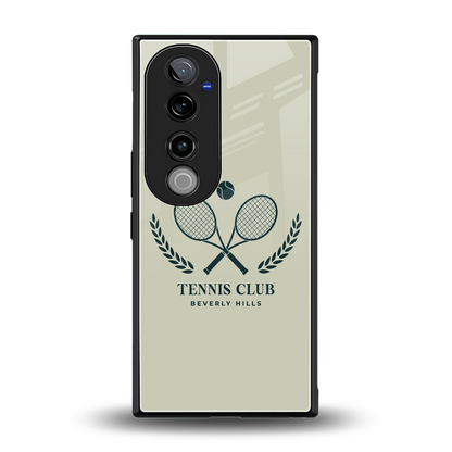 Tennis Club BH back phone cover | glass case for vivo v40 pro
