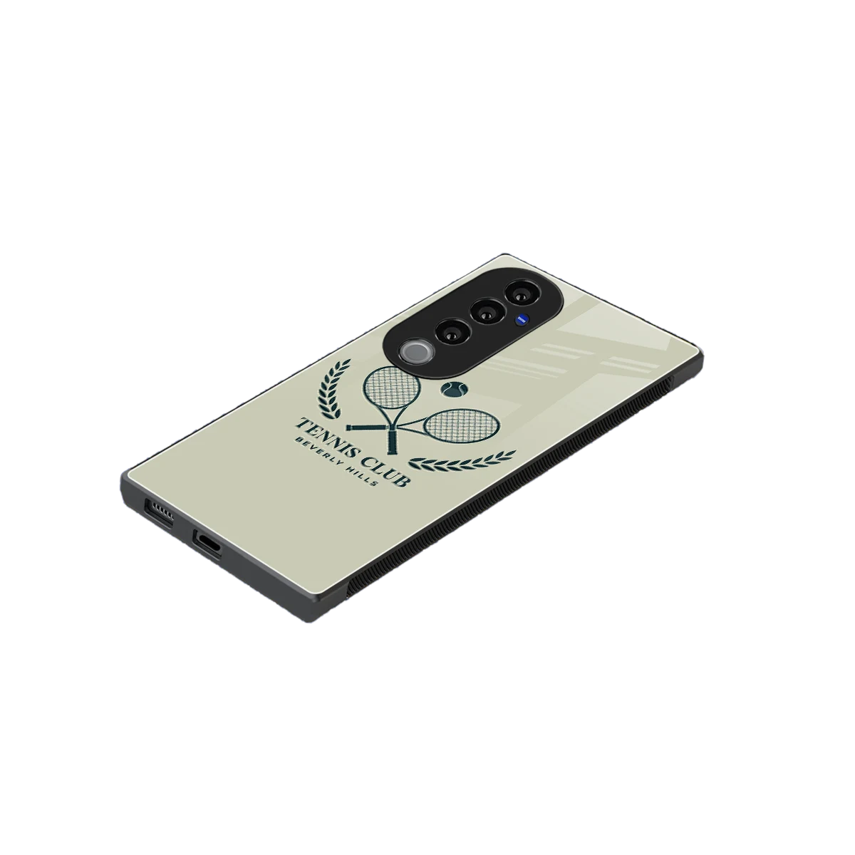 Tennis Club BH stylish phone case for vivo v40 pro | glossy glass and slim fit