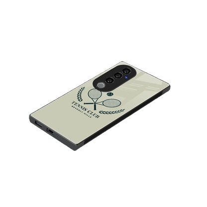 Tennis Club BH stylish phone case for vivo v40 pro | glossy glass and slim fit