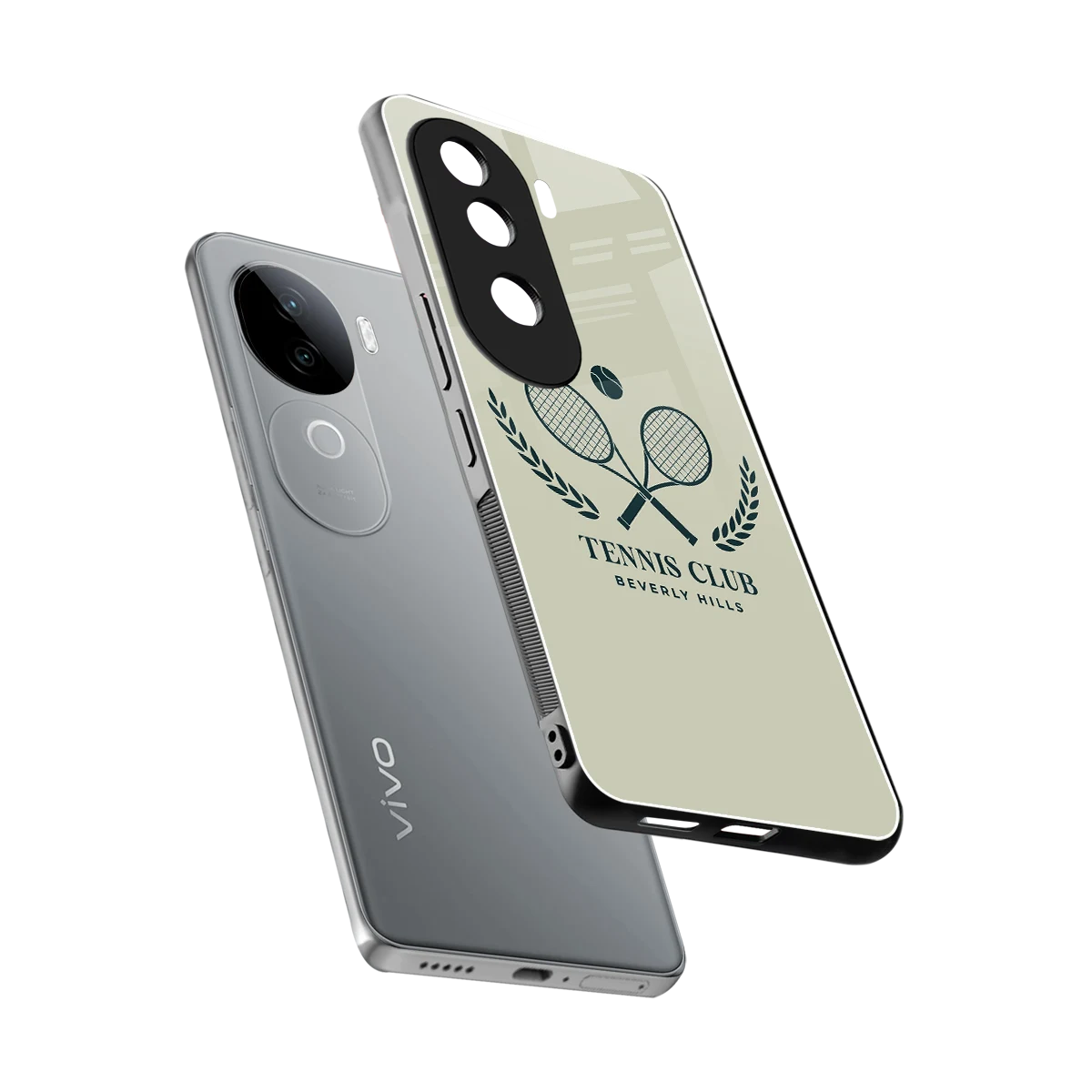 Tennis Club BH sleek vivo v40e cover with tempered glass back and TPU edges