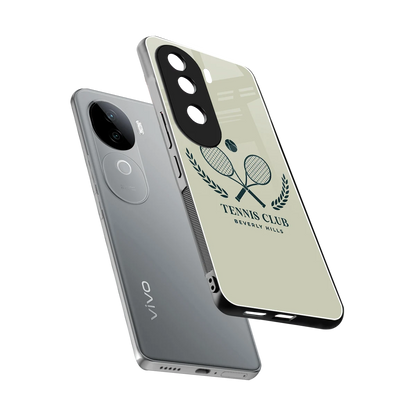 Tennis Club BH sleek vivo v40e cover with tempered glass back and TPU edges