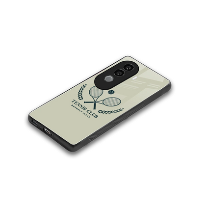 Tennis Club BH stylish phone case for vivo v40e | glossy glass and slim fit