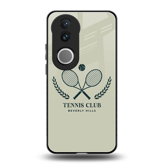 Tennis Club BH back phone cover | glass case for vivo v50