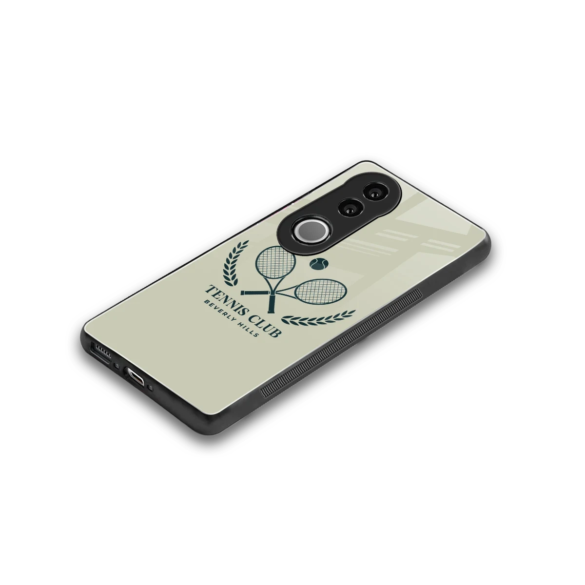 Tennis Club BH stylish phone case for vivo v50 | glossy glass and slim fit