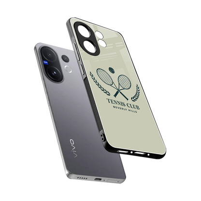 Tennis Club BH sleek vivo v60 cover with tempered glass back and TPU edges