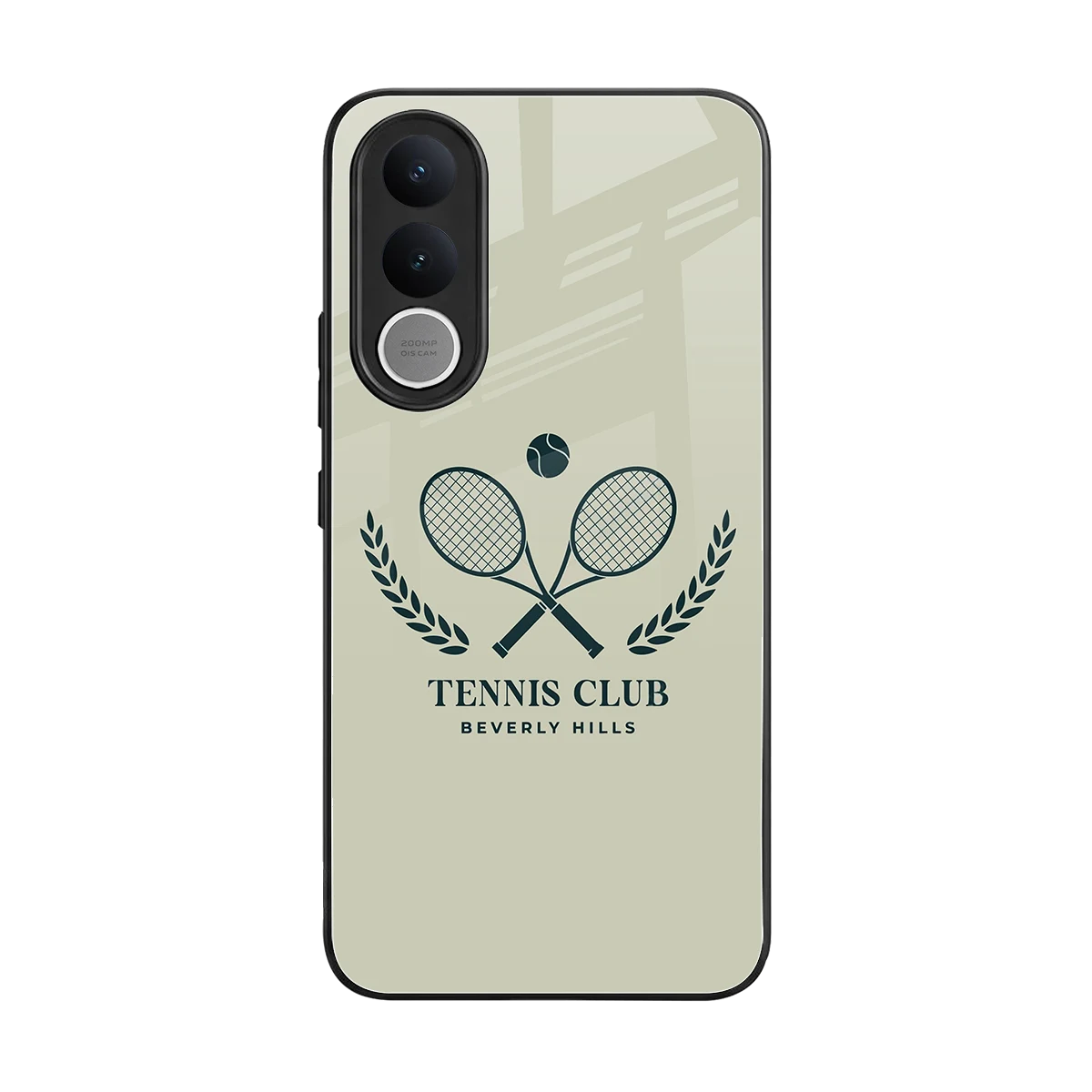 Tennis Club BH back phone cover | glass case for vivo v70 fe
