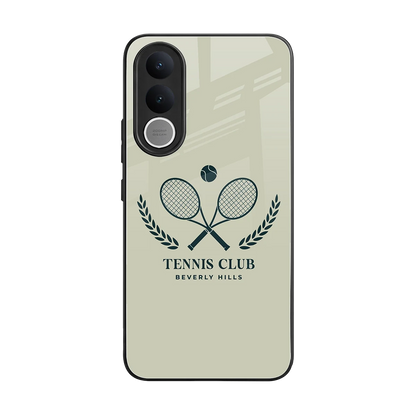 Tennis Club BH back phone cover | glass case for vivo v70 fe