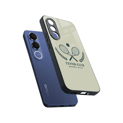 Tennis Club BH sleek vivo v70 fe cover with tempered glass back and TPU edges
