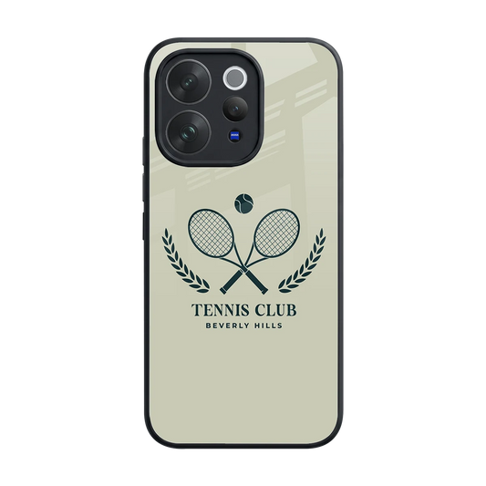 Tennis Club BH back phone cover | glass case for vivo v70 elite