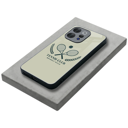 Tennis Club BH stylish phone case for vivo v70 | glossy glass and slim fit