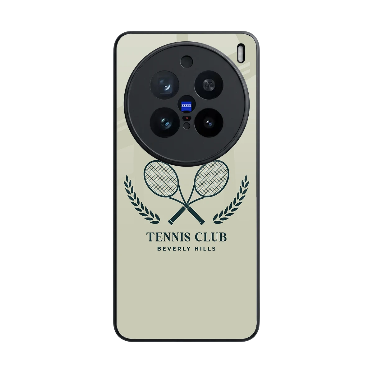 Tennis Club BH back phone cover | glass case for vivo x200 pro