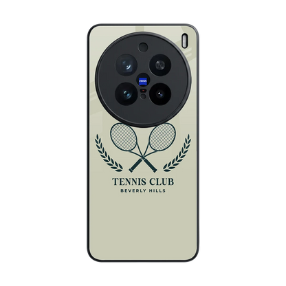 Tennis Club BH back phone cover | glass case for vivo x200 pro