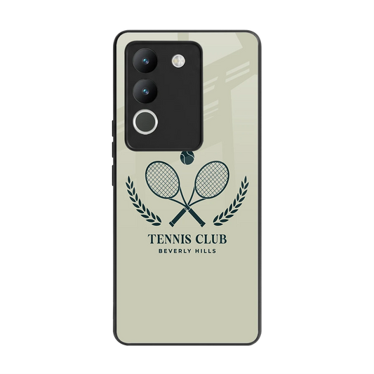 Tennis Club BH back phone cover | glass case for vivo y200 5g