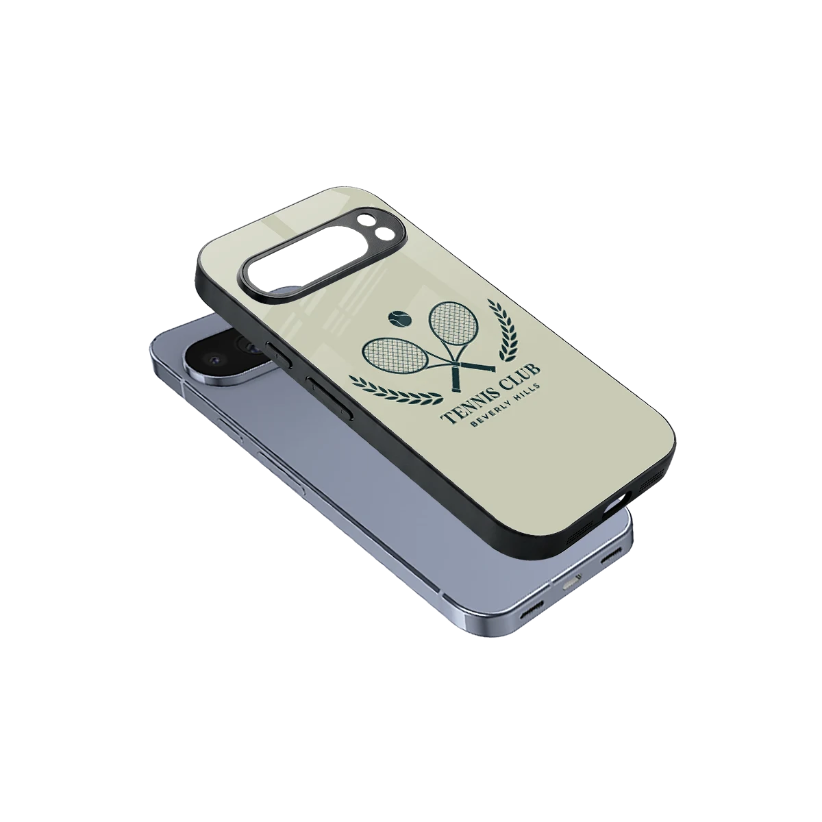 Tennis Club BH sleek google pixel 10 pro cover with tempered glass back and TPU edges