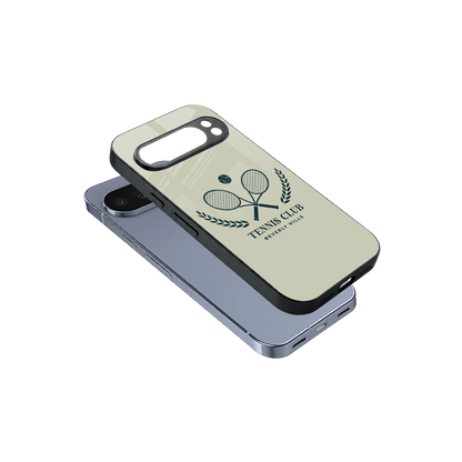 Tennis Club BH sleek google pixel 10 pro cover with tempered glass back and TPU edges