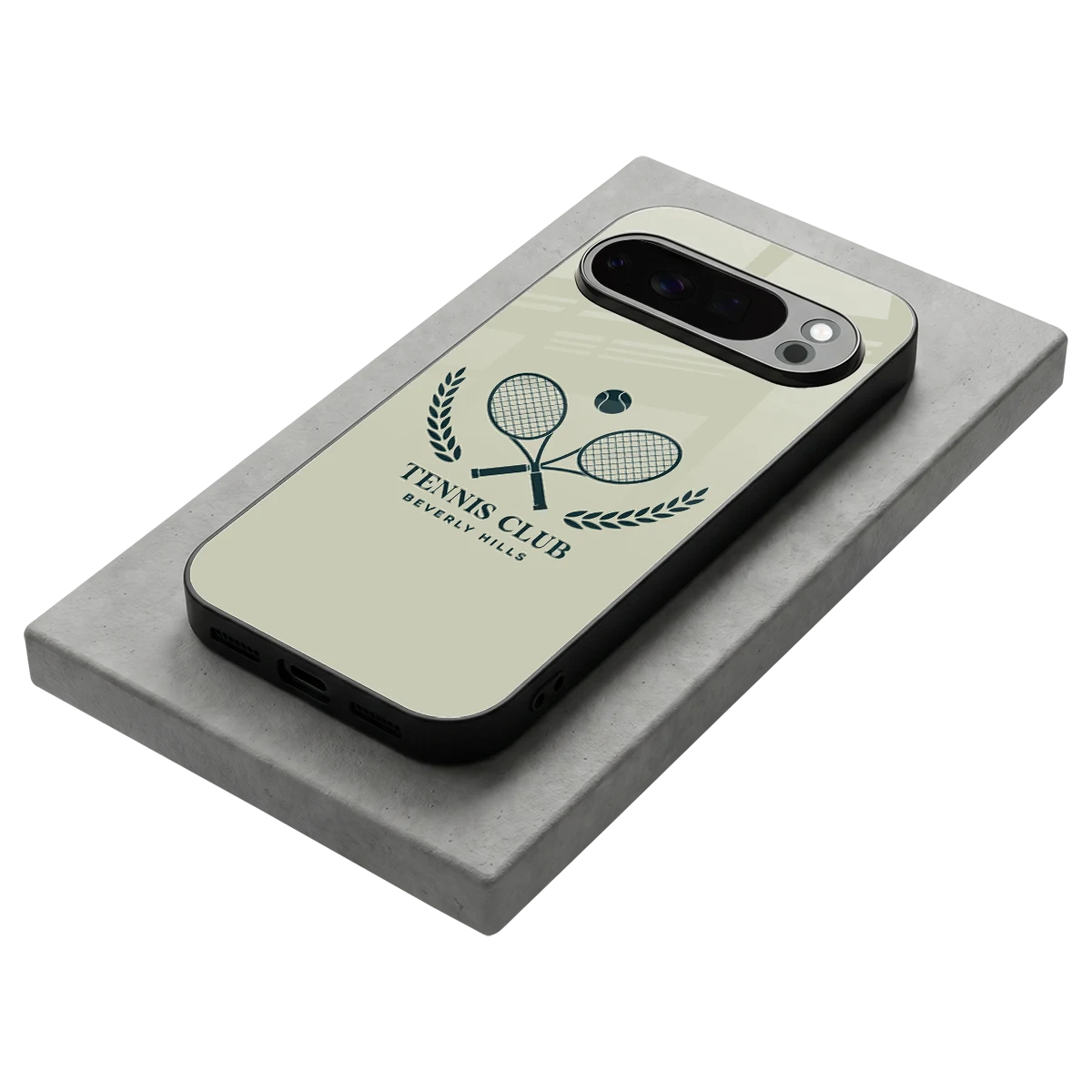 Tennis Club BH stylish phone case for google pixel 10 pro | glossy glass and slim fit